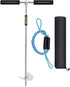 VEVOR 18" 36" Length Sand Anchor Auger, Galvanized Carbon Steel Slide Anchor for Beach and Sandbar