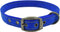 Max and Neo MAX Reflective Metal Buckle Dog Collar, Medium, Blue - We Donate a Collar to Dog Rescue