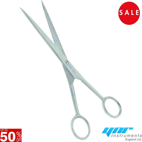 Pet Grooming Scissors, Stainless Steel Professional Shears for Dog & Cat Hair Cutting, Silver