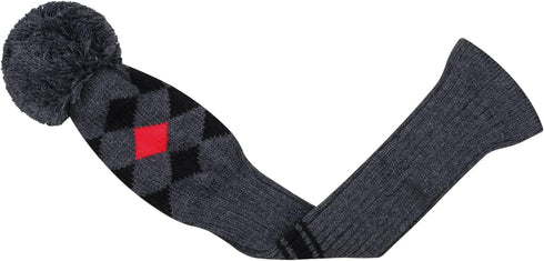 Scott Edward 4 Pieces Knit Wood Golf Club Head Covers, Fit Over Driver Wood and Fairway Wood