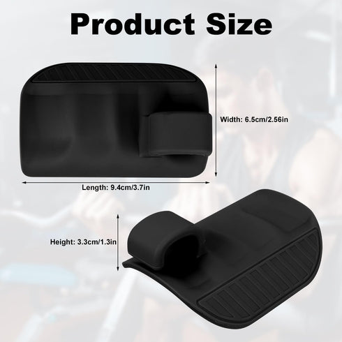 Gosknor 2pcs Anti-Slip Gym Grips, Silicone Weight Lifting Hand Protectors for Training Deadlift Pull-Up Dumbbell