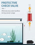 Pawfly 3-Way Aquarium Air Flow Control Lever Valve Manifold for Fish Tank with 3 Non-Return Check Valves