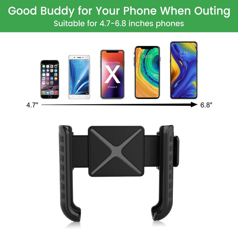 Golf Cart Phone Mount Holder - Compatible with iPhone, Galaxy, Google Pixel, Ultra Strength Magnetic Caddy