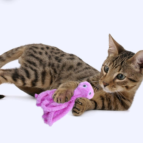 cunueae Plush Toys for Cats to Chew On, Catnip for Kittens' Self-Entertainment, Interactive Fun for Cats During