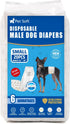 20pcs Pet Soft Dog Diapers Male - Disposable Male Dog Wraps Wetness Indicator, Ultra Absorbent Doggie Diapers