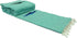 Thunderbird Heavyweight Yoga Blanket - Mint Green/Teal, XL, Hand-Made Mexican Blanket for Yoga (Acrylic Blend)