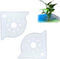 BEVINKATE Aquarium Plant Holder for Rimless Fish Tank 2 Pcs Corner Shelf for