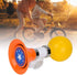 Rubber Children Bike Horn, Metal Loud Warning Bell for Boys Girls Bike Accessory (Orange)