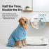 S(515 lb)) Dog Bathrobe, Microfiber Super Absorbent Pet Towel, Quick Drying Robe for Dogs Cats, Double Layer Hooded