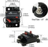 Young Marine Circuit Breaker for Boat Trolling with Manual Reset, Waterproof, 12V-48V DC