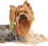 50Pcs Halloween Small Dogs Hair Bows, Puppy Hair Bow Ties with Pumpkin Skull Bat Ghost for Pet Grooming