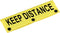 Funny Dog Leash Sleeve, Keep Distance Wrap Sleeve, Pet Birthday Gift (Keep Distance YE Sleeve)