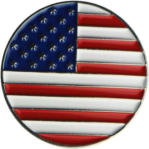10 Lot of Golf Ball Markers Assorted Patterns - Soft Enamel Technique