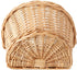 Kids Bicycle Wicker Basket with Straps for 12-16 Inch Bikes, Tricycles, Scooters (Pink, Purple, Brown)