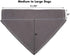 Pavilion Gift Company Big Brother Blue Paw Print Large Dog Slip on Collar Bandanna