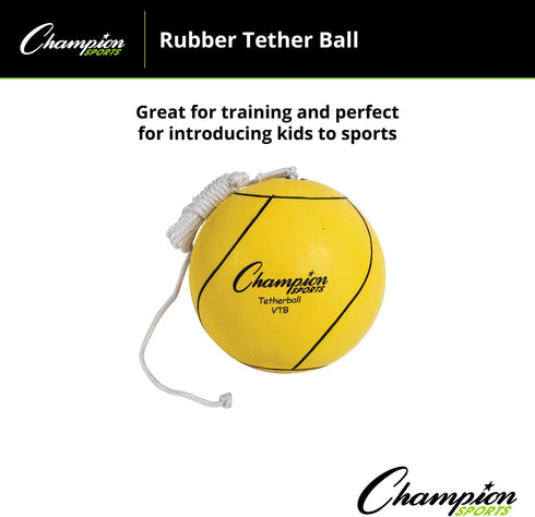 8.25 Inch Champion Sports Tetherball, Yellow