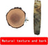 Hamiledyi Perch Platform for Bird Cage, Natural Round Wooden Stand Toy for Canary Parakeet Cockatiel (3 Pcs)