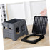 Portable Foldable Toilet for Outdoor Travel Emergency Potty for Camping Lightweight Carry Design with Garbage Bags