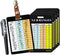 Golf Club Distance Range Cards with Holder, Back Writable Yardage Matrix Chart