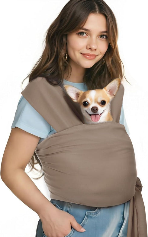 Pawaboo Pet Sling Carrier for Small Dogs and Cats, Hands Free Dog