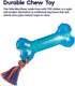 Petstages Orka Bone Dog Chew Toy, Royal Blue Treat-Dispensing