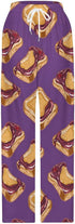 Generic Peanut Butter Jelly Breakfast Funny Pajama Bottoms Soft Lounge Pants Loose Fit Sleepwear for Men Women