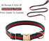 Elegant Dog collar and Leash, Durable Soft Pet Collars Leashes,Luxury Dog Collars and Dog Leashes Set Packing Gift for Medium Dogs