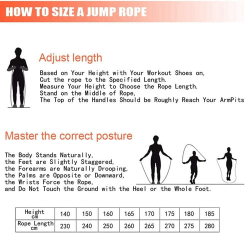 Redify Jump Rope for Fitness, Adjustable Skipping Rope with Ball Bearings, Speed Jumping Rope for Workout at Home,