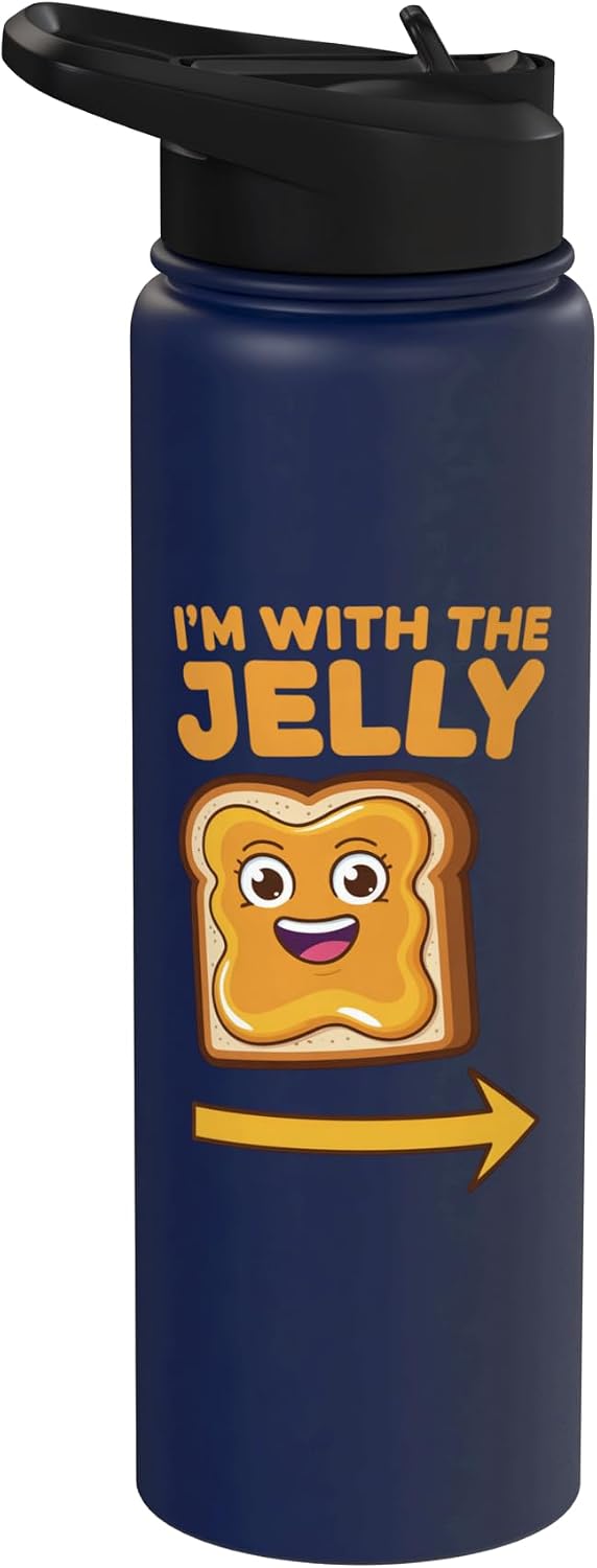 Matching Peanut Butter Men Women Kids Boys Girls Boy Peanut Butter Energy Food Couples Peanut Butter Stainless Steel Insulated Water