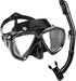 Snorkel Set Adult Snorkeling Gear Anti-Fog Panoramic Scuba Diving Mask and Dry Snorkel Tempered Glass Anti-Leak Snorkel