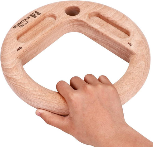Two Stones Portable Hangboard Rock Climbing as Pull Up Ring for Rock Climbers Trainning Indoor or Outdoor Fingerboard
