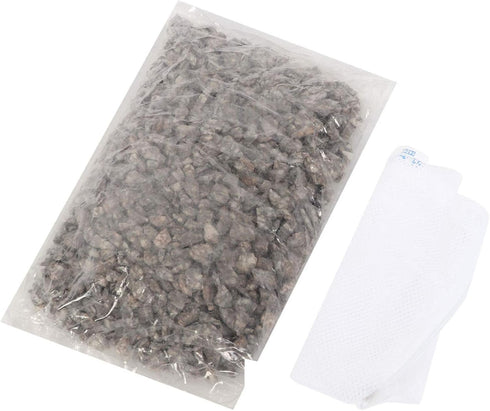 Aquarium Zeolite Filter Stone with Media Bag, Fish Water Purification Odor Remover for Fish and Pond