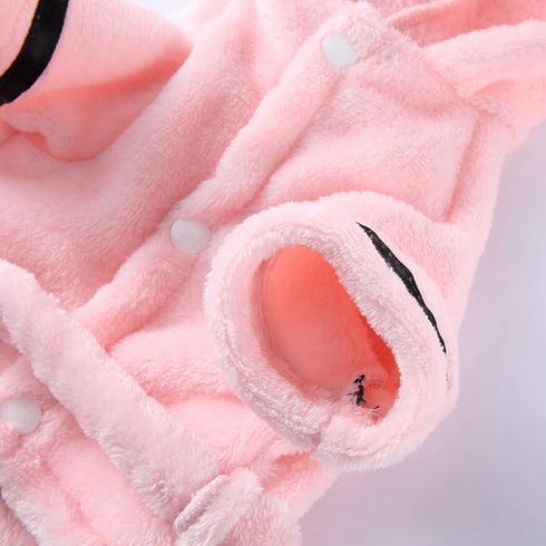 Petyoung Pet Bathrobe Dog Pajama Thickened Hooded Bathrobe Quick Drying and Super Absorbent Dog Bath Towel Soft Pet