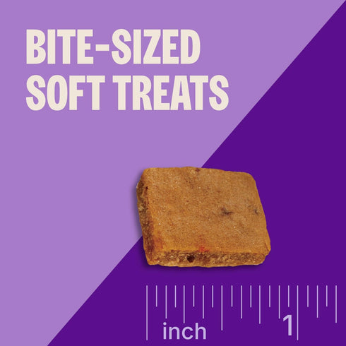 3 oz Wellness Soft Puppy Bites Dog Training Treats, Natural, Grain Free, Lamb and Salmon Recipe, Bag