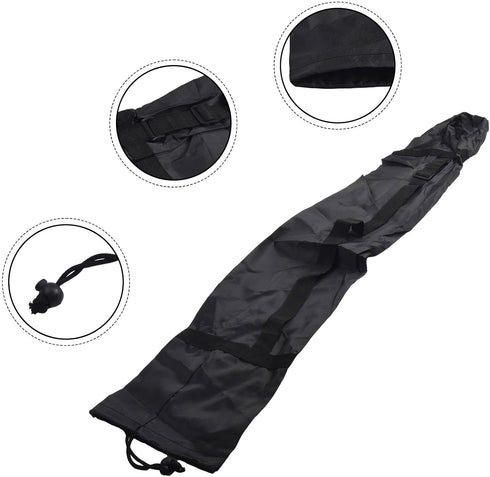 Belnotelt Nylon Folding Chair Storage Bag with Drawstring and Adjustable Strap for Camping Hiking BBQ Yoga Mat Trekking