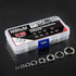 Hilitchi 210Pcs Fishing Tackle Split Rings, High Strength Stainless Steel, 9 Sizes for Heavy Fishing Lures Connector