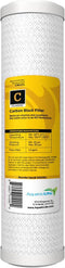 Aquatic Life 10-Inch Pre Carbon Block Replacement Filter Cartridge for RO-DI System