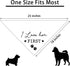 I Loved Her First Wedding Dog Bandana, Engagement Valentine's Pet Scarf Bibs for Wedding Photo Props
