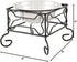 YML Elevated Stainless Steel Dog & Cat Bowl, 5-Inch, with Black Wrought Iron Stand