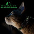 Cat Harness and Leash Set, Soft Nylon Adjustable for Kittens, Glow in The Dark, Black
