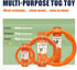 LaRoo Dog Training Ring - Outdoor Fitness Floatable Pulling Toy and Flying Disc for Small Dogs