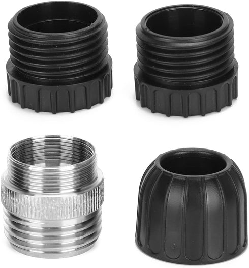 Aquarium Fish Tank Water Changer Replacement Faucet Nozzles with 2 Faucet Adapters for Pumps Filters