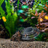 Creative UFO Aquarium Decorations - Medium Fish Tank Decor Aquatics Cave for Micro Flying Saucer Landscaping