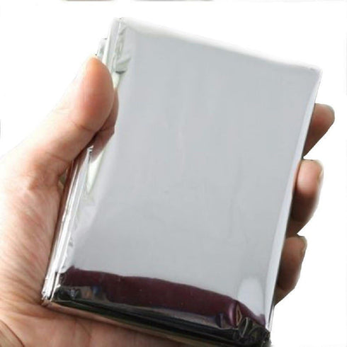Yeahgoshopping Emergency Solar Blanket, Mylar Thermal Heat - One Item with Random Color and Design