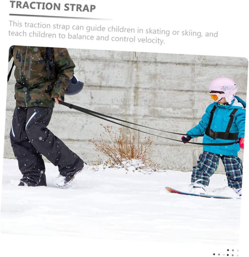 Kids Ski Harness Leash Vest with Handle - Ski Teaching Strap, Outdoor Bodyguard Nylon Belt for Toddlers