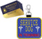 "Service Dog in Training" Clip On Identification Patch Tag - Includes Five Handout Cards for Service Dog Vest