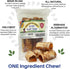 Dog Chews – Beef Trachea Dog Treat Chew Made in USA - Grass Fed American Beef, Glucosamine Rich for Healthy Joints
