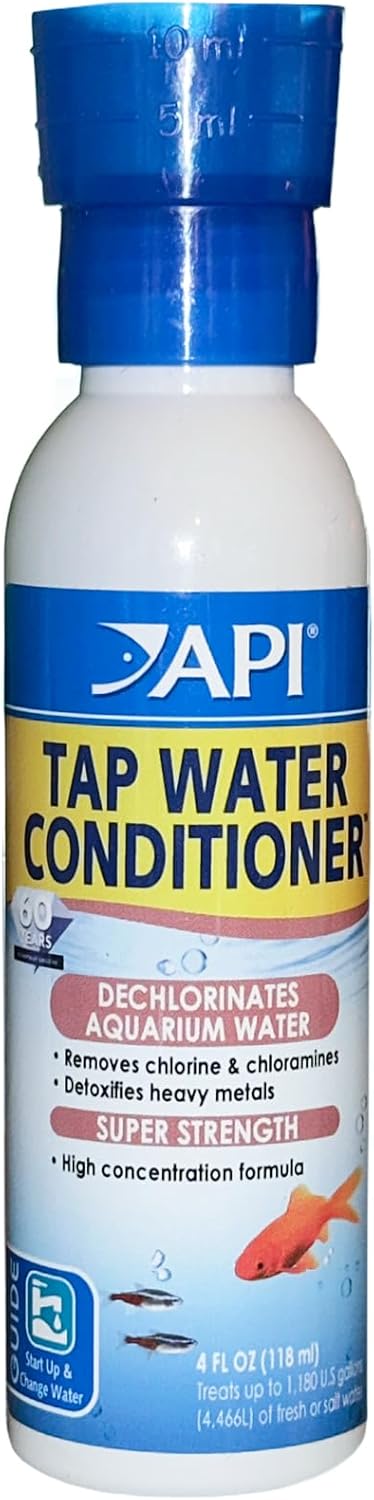 API TAP WATER CONDITIONER Aquarium Water Conditioner 4-Ounce Bottle, TAP WATER COND.