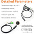 Hub Motor Convert Extension Cable - 9 Pin Waterproof Connector for 36V 48V 52V Ebike Motor Conversion Line