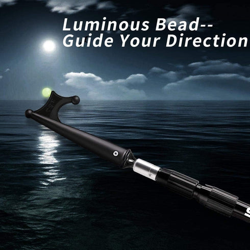 SANLIKE Boat Hooks for Docking, Telescoping Extension Pole Hook with Luminous Bead, Lightweight